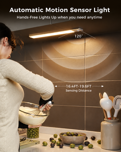 Sebder  Motion Sensor Cabinet Lights - Rechargeable LED (2 Pack)