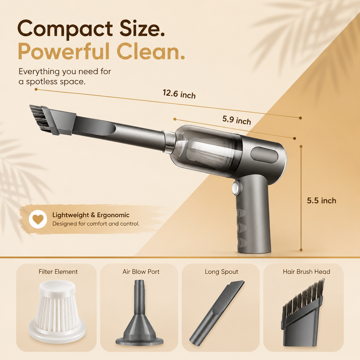 Sebder Cordless Car Vacuum